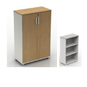 Combinaison Rangement 800X400X1202 Chene-Blanc
