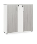 LYRA Rangement 1200X400X1202 Chene-Blanc