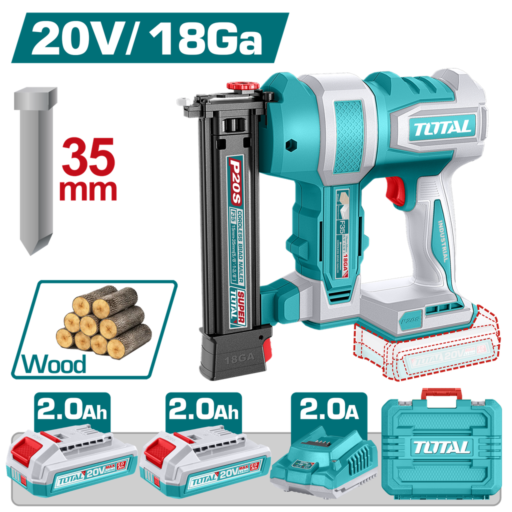 TOTAL - TCBNLI20686 - Cloueuse sans fil 20V F15-35mm