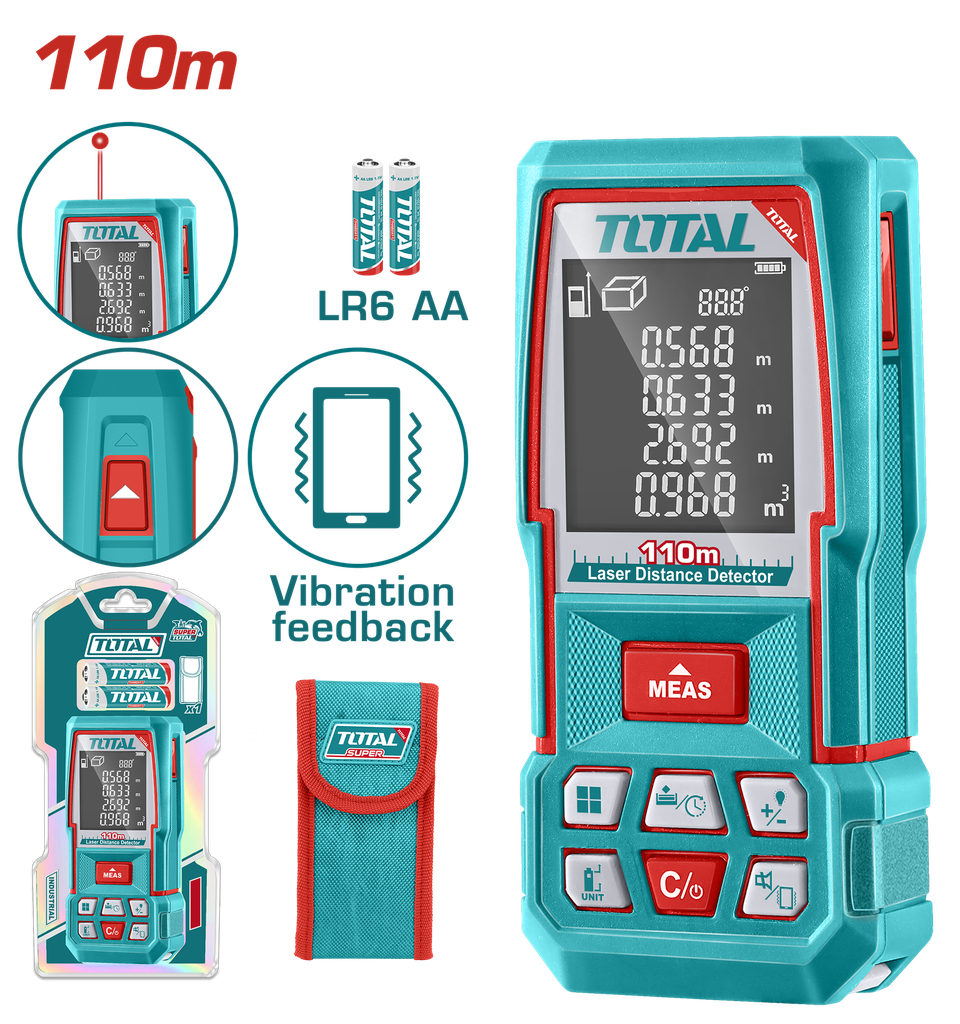 TOTAL - TMT510369 - Telemetre Laser 110m