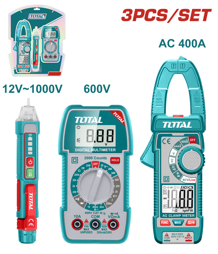 TOTAL - TMT23069 - Multimètre 600V