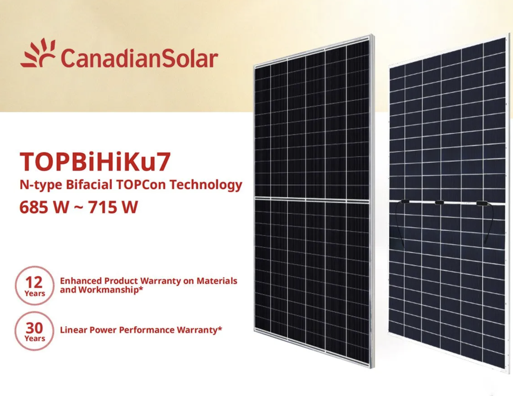 Canadian Solar 715w Solar module