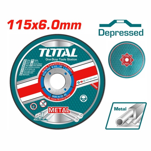[TAC2231151] قرص جلخ معادن - Ø115×6.0mm