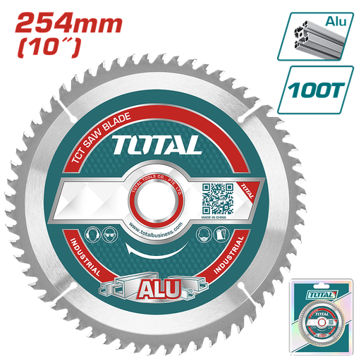 [TAC2337210] شفرة قطع ألمنيوم - Ø254mm 100T - المحور: 30 و25.4 و16mm