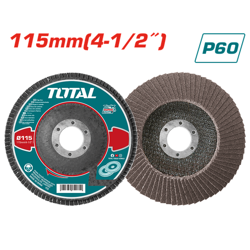 [TAC631152] TOTAL - TAC631152 - Disque à lamelles - Ø115mm P60