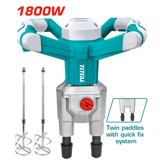 [TD616006] TOTAL - TD616006 - Malaxeur double fouet 1800W