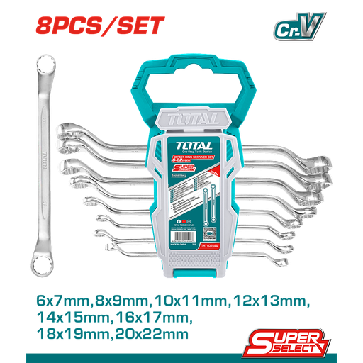 [THT102486] TOTAL -THT102486 - Jeu de clé polygonale Ø6-22mm