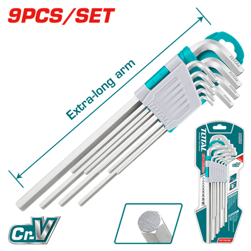 [THT106192] طقم مفاتيح ألن بذراع طويل Ø1.5-10mm