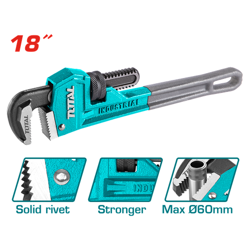 [THT171186] TOTAL - THT171186 - Clé à griffe 18'' Max Ø60mm