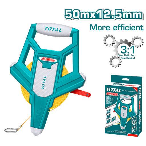 [TMTF12506] TOTAL - TMTF12506 - Décamètre en fibre - 50m