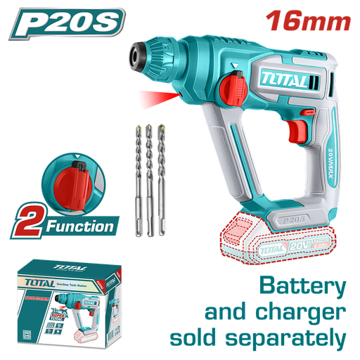 [TRHLI1601] TOTAL - TRHLI1601 - Perforateur sds-plus 20V - Ø16mm