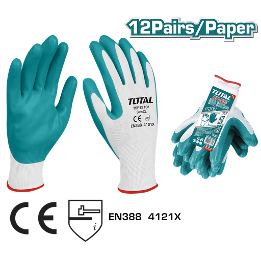 [TSP12101] TOTAL - TSP12101 - Gants de protection en Nitrill