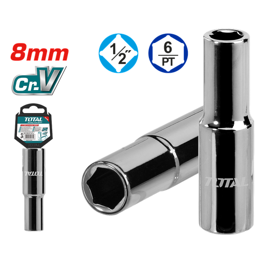 [THTST12083L] بوكس عميق 1/2'' - Ø8mm