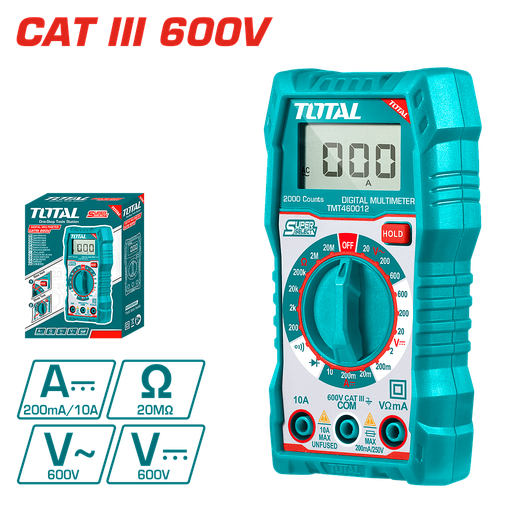 [TMT460012] TOTAL - TMT460012 - Multimètre - 600V