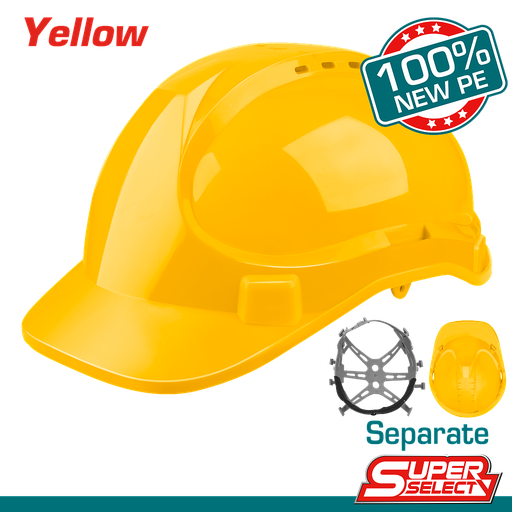 [TSP2612] TOTAL - TSP2612 - Casque de sécurité jaune
