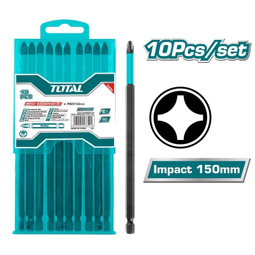 [TACIM16PH263] TOTAL - TACIM16PH263 - Embout visseuse á choc - PH2 150mm