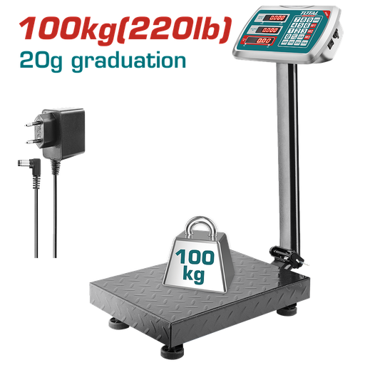 [TESA31001] TOTAL - TESA31001 - Balance Electronique 100 kg
