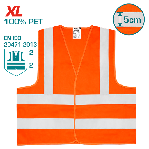 [TSP503] TOTAL - TSP503 - Gilet orange réfléchissant