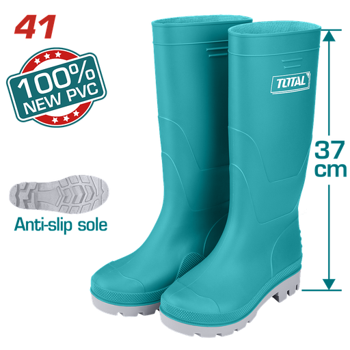 [TSP302L.41] TOTAL - TSP302L.41 - Bottes de pluie  37cm - Taille 41
