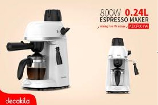 [KECF007W] DECAKILA - KECF007W - Machine à expresso Deckila 900W 1.8L