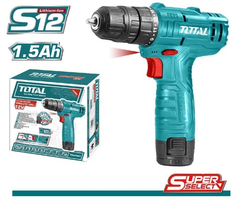 [TDLI12415] TOTAL - TDLI12415 - Perceuse Visseuse 12V - 20Nm Ø10mm