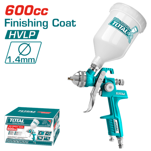 [TAT10601] TOTAL - TAT10601 - Pistolet Peinture - Ø1.4mm 600cc