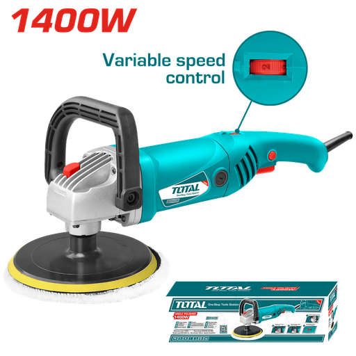 [TP1121802] TOTAL - TP1121802 - Polisseuse électrique 1400W - Ø180mm