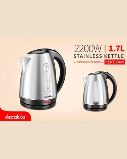 [KEKT004W] غلاية ستانلس ستيل 1.7L 2200W