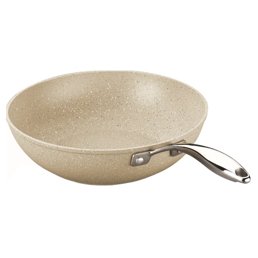 [KZ_A1273] A1273 - Wok à induction 24x6,5 cm - Granité Alu.