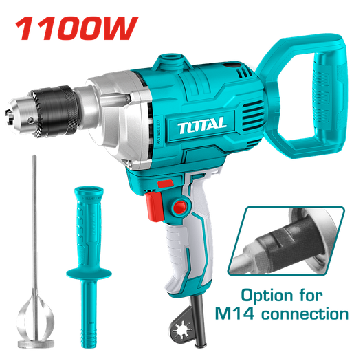 [TD61106] TOTAL - TD61106 - Malaxeur perceuse 1100W - Ø16mm
