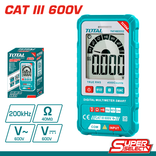 [TMT460002] TOTAL - TMT460002 - Multimètre Automatique - 600V