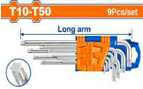 [WHK3291] WDF - WHK3291 - Cle Torx - T10 à T50