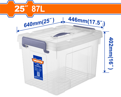 [WTB2390] WDF - WTB2390 - Boite de rangement en plastique 87L