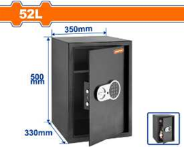 [WEB1550] WDF - WEB1550 - Coffre-fort électronique 52L - 50x35x33cm