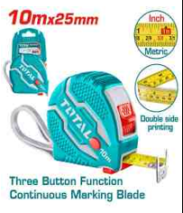 [TMT126101] TOTAL - TMT126101 - Mètre à ruban 10x25mm