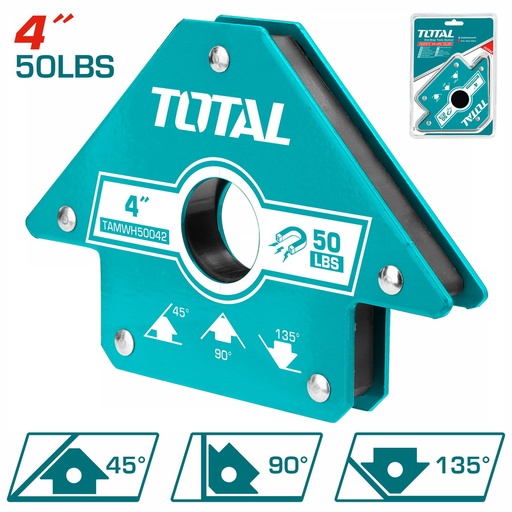 [TAMWH50042] TOTAL - TAMWH50042 - Équerre de soudure magnétique - 4"