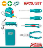 [THKTHP90066] TOTAL - THKTHP90066 - Trousse d'outils à main 6 pièces