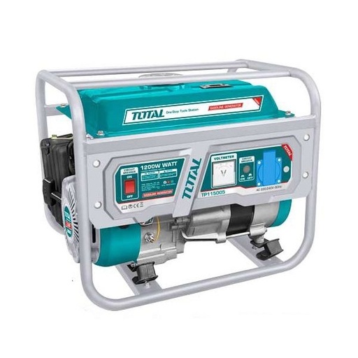 [TP115005] TOTAL - TP115005 - Groupe électrogène essence Max 1,2 kW - Puissance nominale : 1,0 kW - 5.5 L
