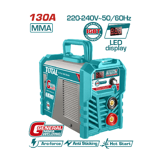 [TW213028] ماكينة لحام إنفرتر MMA - 130 أمبير@45%