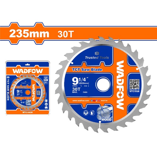 [WTC1K06] شفرة قطع خشب - Ø235mm 30T