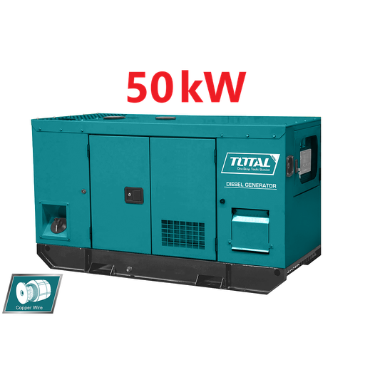 [TP2500K3] مولد ديزل كاتم للصوت - يدوي - أقصى 50KW، 62.5KVA - مستمر 95A، 45 kW