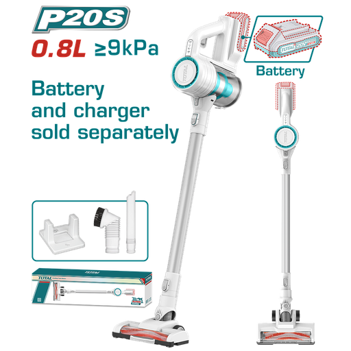 [TVLI20061] TOTAL - TVLI20061- Aspirateur sans fil 20V - 0.8L