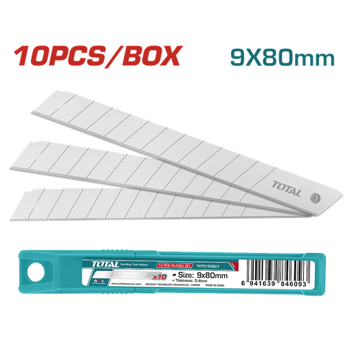 [THT5190901] TOTAL - THT5190901 - Lame de cutter - 9x80mm 10pcs