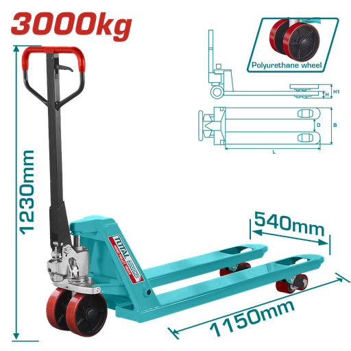 [THT301301] TOTAL - THT301301 - Transpalette 3T
