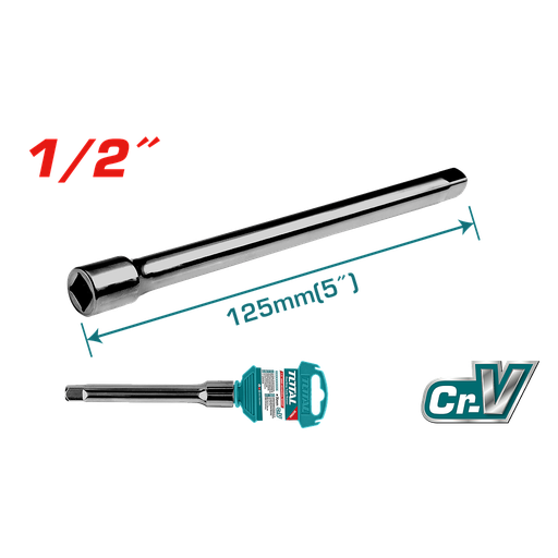 [THEB12051] TOTAL - THEB12051 - Barre d'extension 1/2" - 125mm