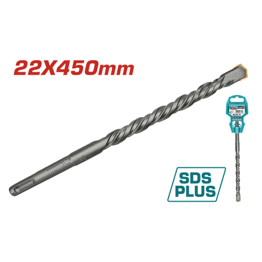 [TAC312205] ريش خرسانة SDS-Plus - Ø22x450mm