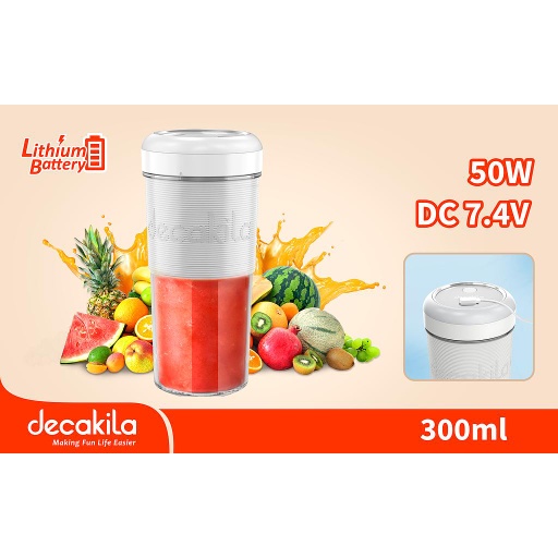 [KMJB012W] DECAKILA - KMJB012W - Mixeur portatif sans fil - 50W 300 ml