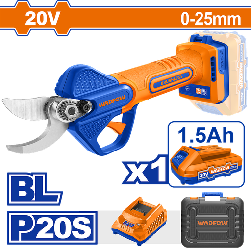 [WJFPB25] WDF - WJFPB25 - Sécateur à batterie 20V - 0-25mm