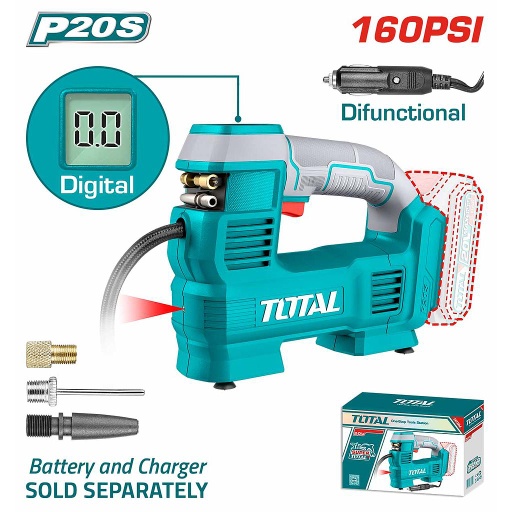 [TACLI2012] TOTAL - TACLI2012 - Gonfleur Pneu 20V - 11 bar