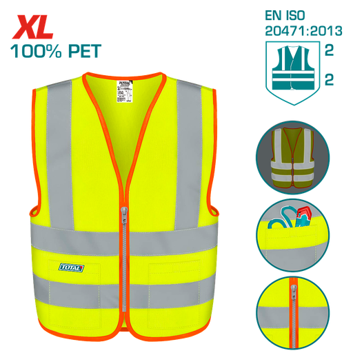 [TSP63XL] TOTAL - TSP63XL - Gilet jaune réfléchissant